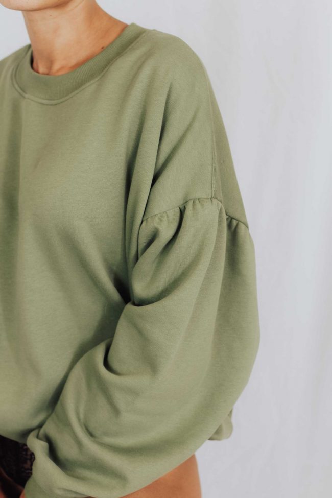 Sweater olive green